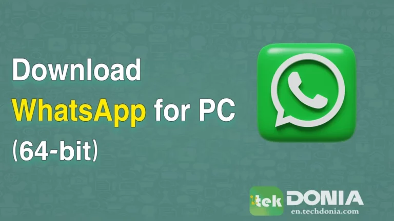 Download WhatsApp for PC 64-bit